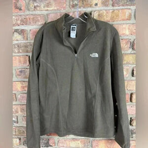 NorthFace Fleece Quarter-Zip 🤎